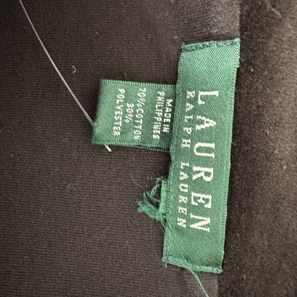 Lauren Ralph Lauren Jacket Women Small Brown Velour Zip Sweatshirt Track velvet - Picture 4 of 10